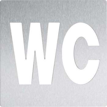 Wagner-EWAR RVS pictogram WC AC404, in 2 varianten leverbaar