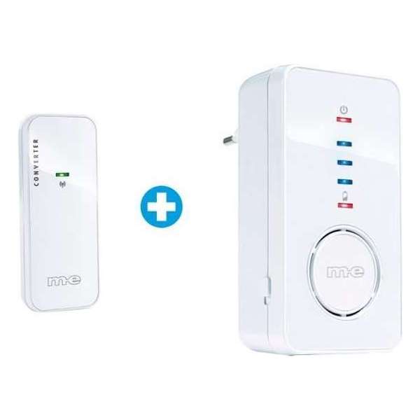 m-e modern-electronics 41163 Complete set voor Draadloze deurbel m-e modern-electronics 41163 Complete set voor Draadloze deurbel