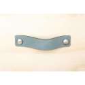 Leren handgreep Oudgroen L 15x3 cm SET van 6 STUKS