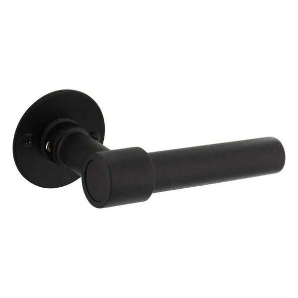 Intersteel Deurkruk L/L-model met rozet 2 mm rvs/zwart Intersteel Deurkruk L/L-model met rozet 2 mm rvs/zwart