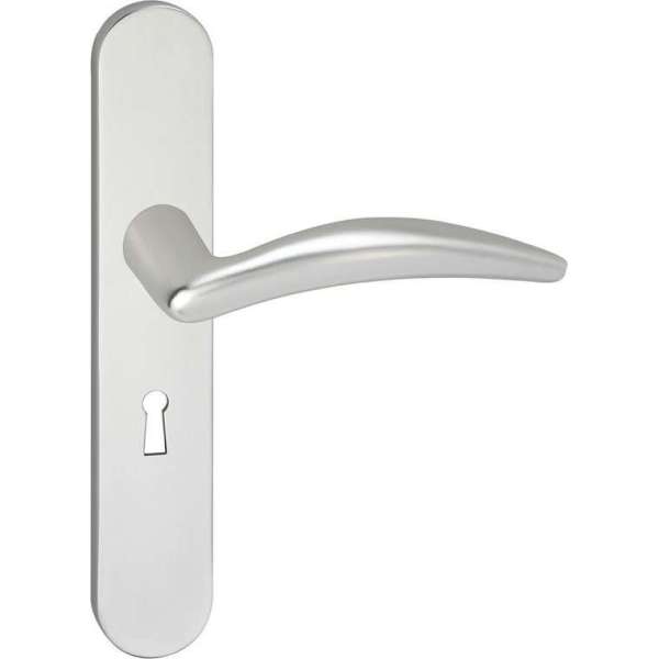 Impresso Windsor Deurklink – Deurbeslag – Ovaal – Deurschild met Sleutelgat – Aluminium Impresso Windsor Deurklink – Deurbeslag – Ovaal – Deurschild met Sleutelgat – Aluminium