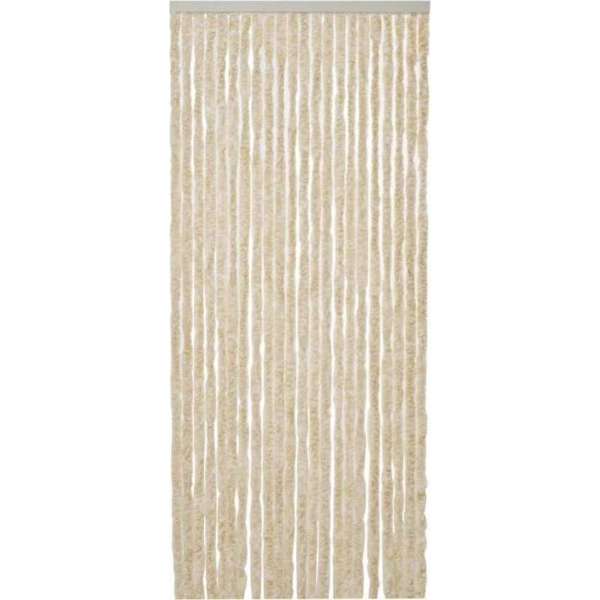 Vliegengordijn Kattenstaart - 220 x 90 cm - Beige/Wit Vliegengordijn Kattenstaart - 220 x 90 cm - Beige/Wit