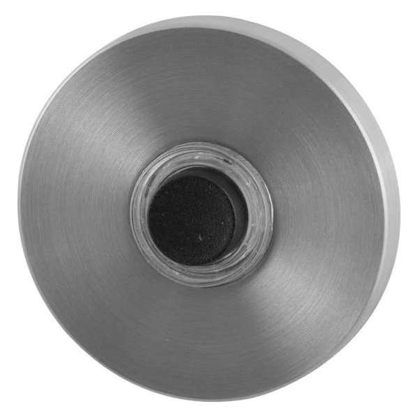 GPF9826.09 deurbel met zwarte button rond 50x8 mm RVS geborsteld GPF9826.09 deurbel met zwarte button rond 50x8 mm RVS geborsteld
