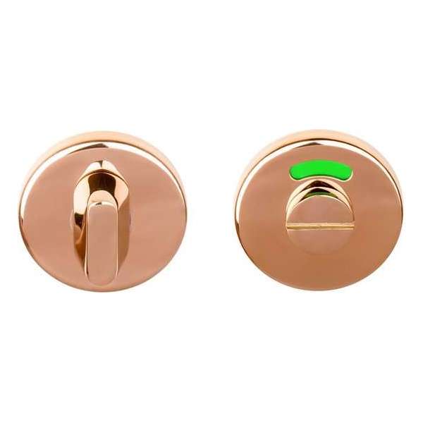 Formani BASIC LBWC50 WC-garnituur - 6mm dik - inclusief 8mm stift - PVD  gepolijst koper - 1501T020IKXX0
