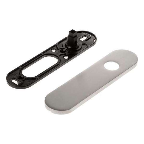 Fsb Kortschild afgerond ASL rvs blind Fsb Kortschild afgerond ASL rvs blind