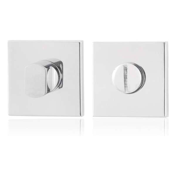 GPF Toiletgarnituur vierkant 50x50x8mm stift 5mm GPF Toiletgarnituur vierkant 50x50x8mm stift 5mm