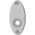 GPF Ovale platte rozet 80x38x2mm