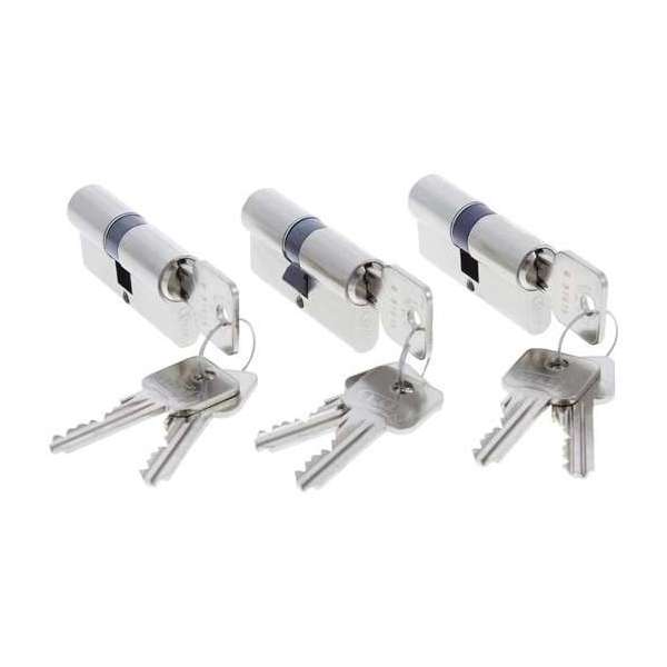 Starx profielcilinder – SKG2 – gelijksluitend – 3 stuks Starx profielcilinder – SKG2 – gelijksluitend – 3 stuks