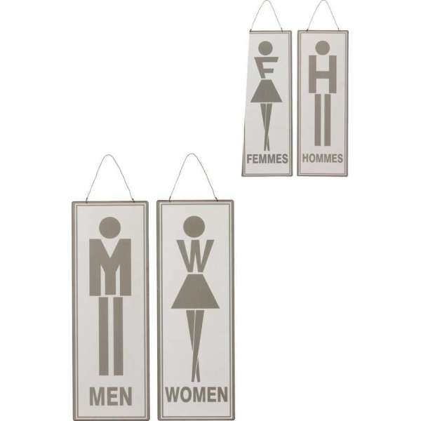 bordjes voor WC toilet man vrouw bordjes voor WC toilet man vrouw
