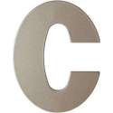 Mocca blend letter C plat, 110 mm