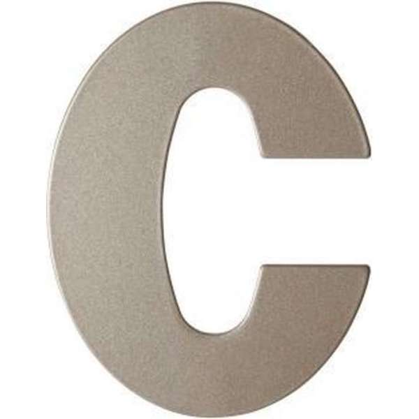 Mocca blend letter C plat, 110 mm Mocca blend letter C plat, 110 mm