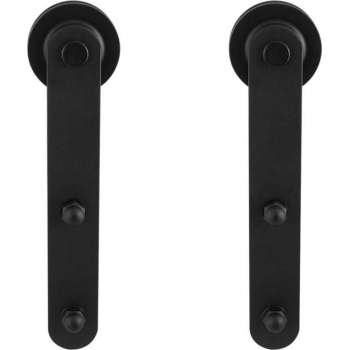 schuifdeurhanger set Varsi zwart t.b.v. extra deur