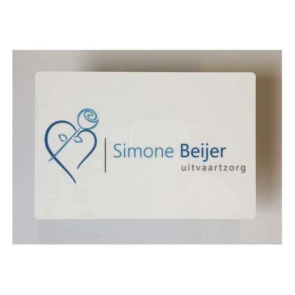 Bedrijfsnaambord aluminium 15 x 10 cm Bedrijfsnaambord aluminium 15 x 10 cm