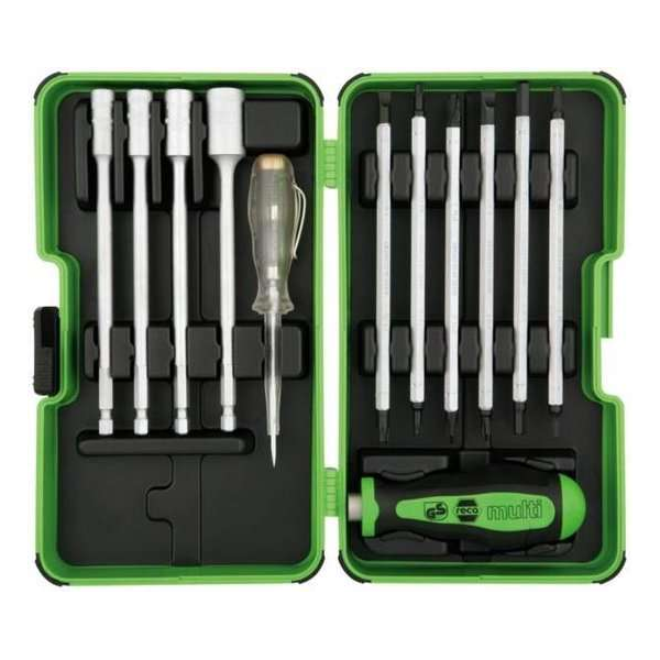 Reca Schroevendraaierset Multi 12delig - mechanisch Reca Schroevendraaierset Multi 12delig - mechanisch