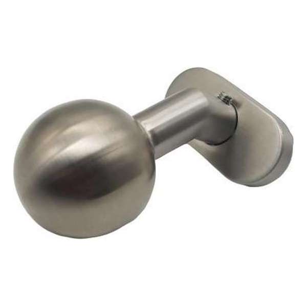 SB RVS deur/raam knop, bol, schuine hoek / 45° hoek SB RVS deur/raam knop, bol, schuine hoek / 45° hoek