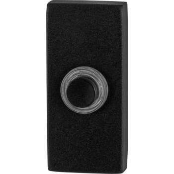 GPF8826.01 deurbel met zwarte button rechthoekig 70x32x10mm zwart