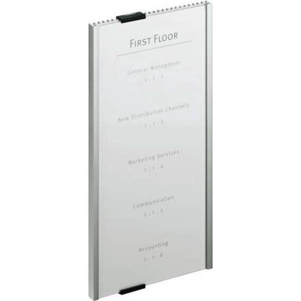 Durable 4804 Naambord - Naambordje - Deurbord- Info Sign - Geanodiseerd aluminium - Metallic zilver- 149 x 297 mm Durable 4804 Naambord - Naambordje - Deurbord- Info Sign - Geanodiseerd aluminium - Metallic zilver- 149 x 297 mm