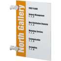 Durable Crystal Sign - Banner - Deurbord - Naambord - 210 x 297 mm