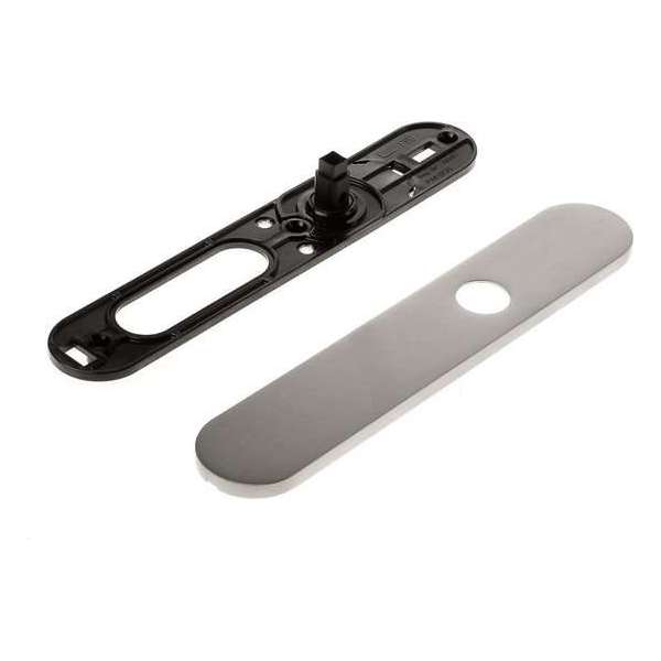 Fsb Langschild afgerond ASL rvs blind Fsb Langschild afgerond ASL rvs blind