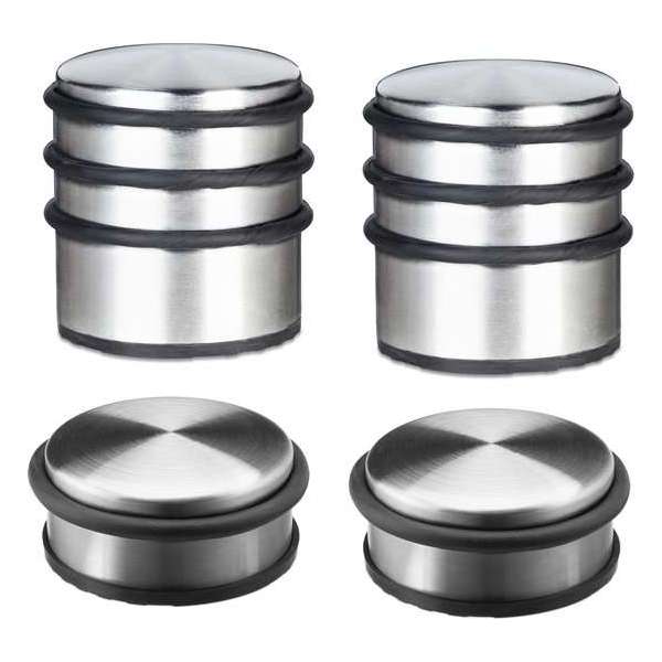 Relaxdays 4-delige deurstopper set - deurstop - antislip - deurbuffer - hoog en laag Relaxdays 4-delige deurstopper set - deurstop - antislip - deurbuffer - hoog en laag