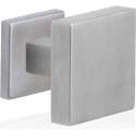 GPF Vierkante voordeurknop 70x70mm op rozet 53x53x8mm