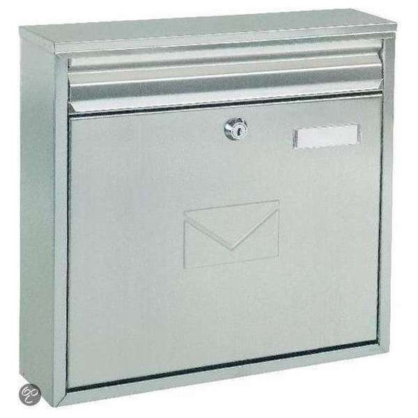 Rottner Brievenbus Teramo Zilver - 32x36x8cm