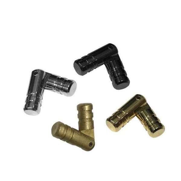 Set van 40 verborgen scharniertjes 5x25 mm, zwart Set van 40 verborgen scharniertjes 5x25 mm, zwart