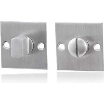 GPF Vierkante toiletgarnituur 50x50x2mm stift 5mm