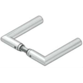 BSW deurkruk l-model 90gr ral 9005 zwart-mat 035-40bv