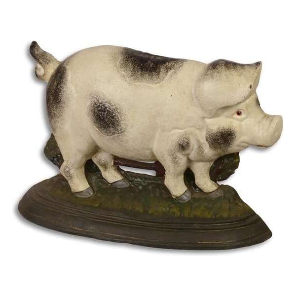 Deurstop - Varken - Een deurstop in de vorm van een varken gemaakt van gietzijzer - 20,5 cm hoog Deurstop - Varken - Een deurstop in de vorm van een varken gemaakt van gietzijzer - 20,5 cm hoog