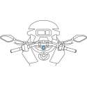 Opti Tube stuurbuisbevestiging voor motorfietsen - ø20,3-24,5 mm
