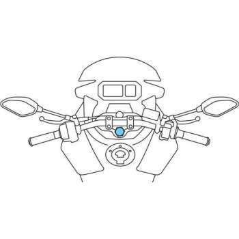 Opti Tube stuurbuisbevestiging voor motorfietsen - ø20,3-24,5 mm
