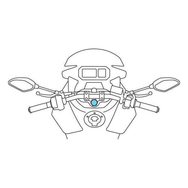 Opti Tube stuurbuisbevestiging voor motorfietsen - ø20,3-24,5 mm Opti Tube stuurbuisbevestiging voor motorfietsen - ø20,3-24,5 mm