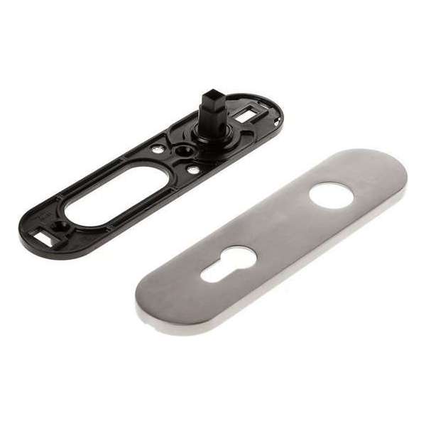 Fsb Kortschild afgerond ASL rvs PC72 Fsb Kortschild afgerond ASL rvs PC72