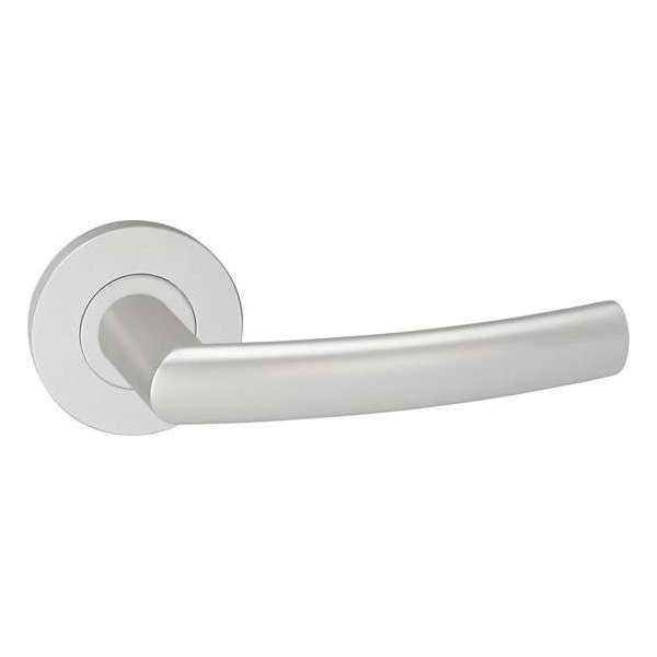 Impresso Burton Deurklink – Deurbeslag – Rond – Rozet – Zilver Impresso Burton Deurklink – Deurbeslag – Rond – Rozet – Zilver