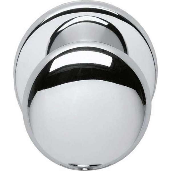 Intersteel Voordeurknop Paddenstoel 57 mm chroom Intersteel Voordeurknop Paddenstoel 57 mm chroom