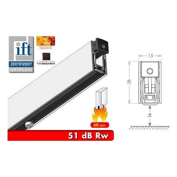 CCE Valdorpel Unifire60 brandwerend voor 60min en geluiddempend 51dB 15 x 28 x 1030mm CCE Valdorpel Unifire60 brandwerend voor 60min en geluiddempend 51dB 15 x 28 x 1030mm
