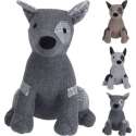 Deurstopper hond 3 stuks assortiment 29 cm kleur: bruin/lichtgrijs/donkergrijs
