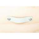 Leren handgreep Mint L 15x3 cm SET van 6 STUKS