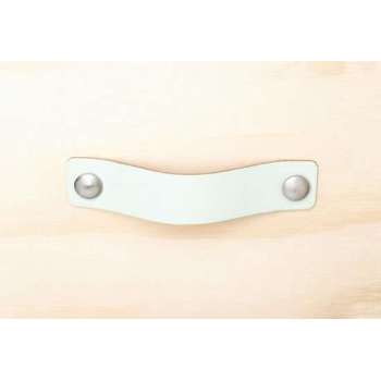 Leren handgreep Mint L 15x3 cm SET van 6 STUKS