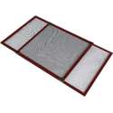 PALMAT® Vliegenhor – Insectenscherm – Raamhor – Insecten Gaas – 75x50 cm – Uitschuifbaar tot 142 cm – Veelzijdig & Bruin