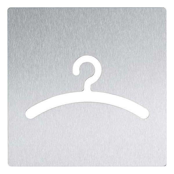 Wagner-EWAR RVS pictogram garderobe AC470, in 2 varianten leverbaar Wagner-EWAR RVS pictogram garderobe AC470, in 2 varianten leverbaar