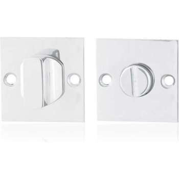 GPF Vierkante toiletgarnituur 50x50x2mm stift 5mm grote knop