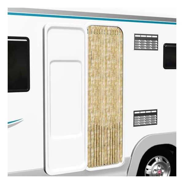 vidaXL Vliegengordijn 56x185 cm chenille beige vidaXL Vliegengordijn 56x185 cm chenille beige