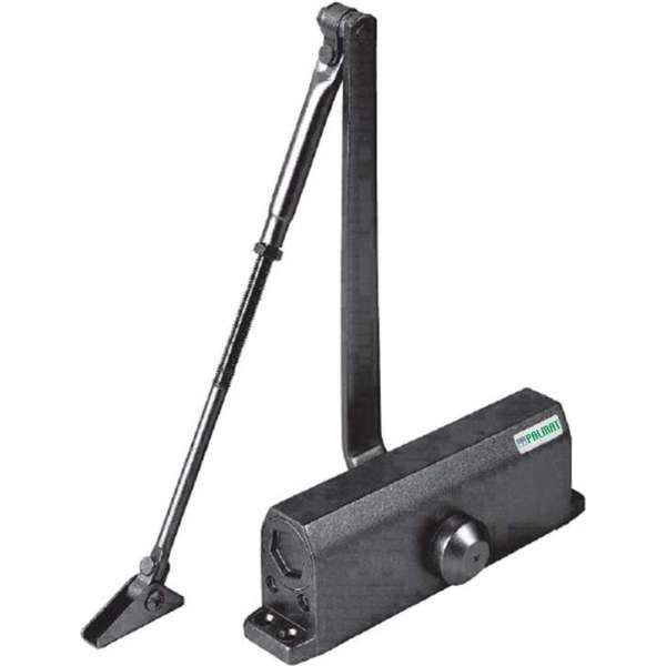 PALMAT Hydraulische deurdranger - Deursluiter voor binnen - 60 t/m 85 kg - Zwart PALMAT Hydraulische deurdranger - Deursluiter voor binnen - 60 t/m 85 kg - Zwart