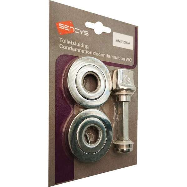 SENCYS type Amerika WC toiletsluiting rond model | CHROOM SENCYS type Amerika WC toiletsluiting rond model | CHROOM