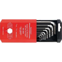 Haakse schroevendraaierset CV-staal DIN911 5/64-3/8"in kunststof schuifbox 8d