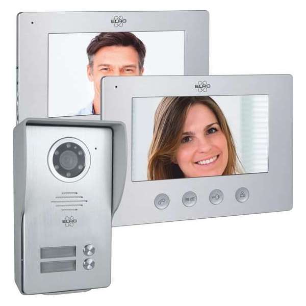 ELRO DV477W2 Video Deur Intercom - 2 Appartementen - Met 2x 7 inch kleurenscherm ELRO DV477W2 Video Deur Intercom - 2 Appartementen - Met 2x 7 inch kleurenscherm