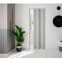 Marley vouwdeur VS Rapid zonder glas, in kleur grijs, met slot, BxH 83x204 cm