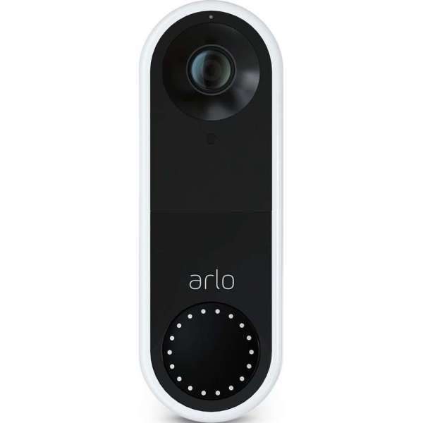 Arlo Video Deurbel - Bedraad - 1080p - HD video - WiFi - Sirene - Wit